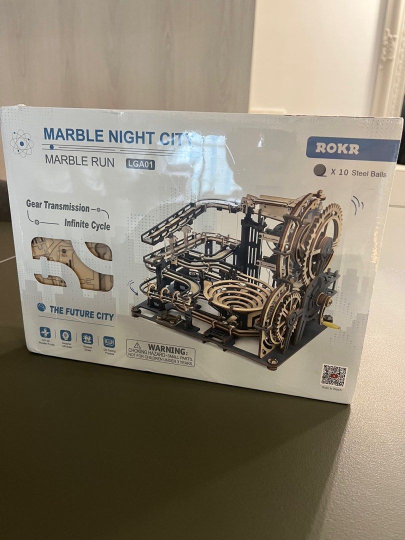 Brand New Rokr Marble Run Night City LGA01, Hobbies & Toys, Toys