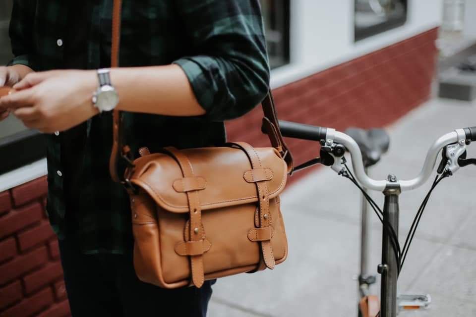 Brompton leather bag by cravar x vivere Sports Equipment
