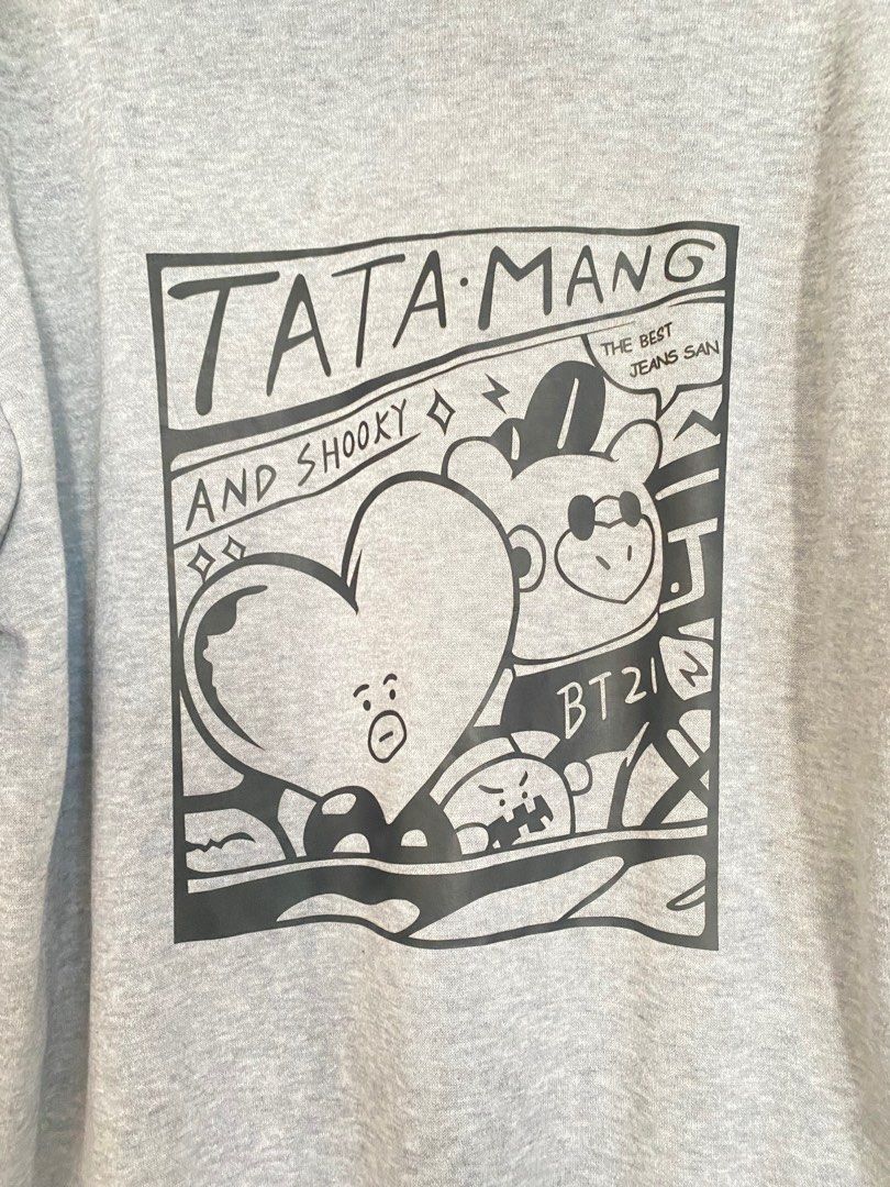 Bt21 tata hot sale mang hoodie