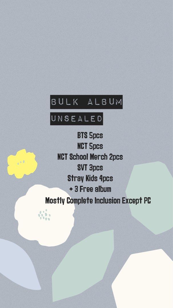 BULK KPOP ALBUMS, Hobbies & Toys, Music & Media, CDs & DVDs on Carousell