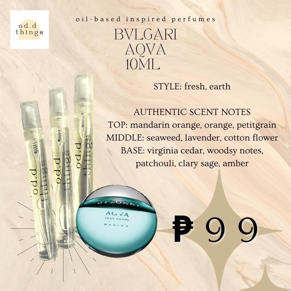 Bvlgari Aqva 10ml, Beauty & Personal Care, Fragrance & Deodorants on ...