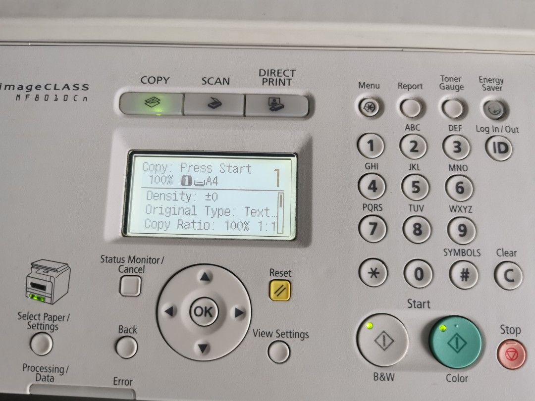 Canon Printer ImageClass MF8010cn Colour Laserjet Copier Printer All in