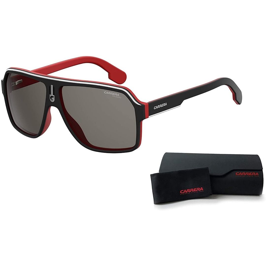 Carrera Polarized Men's Matte Black Oversize Square Sunglasses - CA1001S  0BLX M9, Men's Fashion, Watches & Accessories, Sunglasses & Eyewear on  Carousell