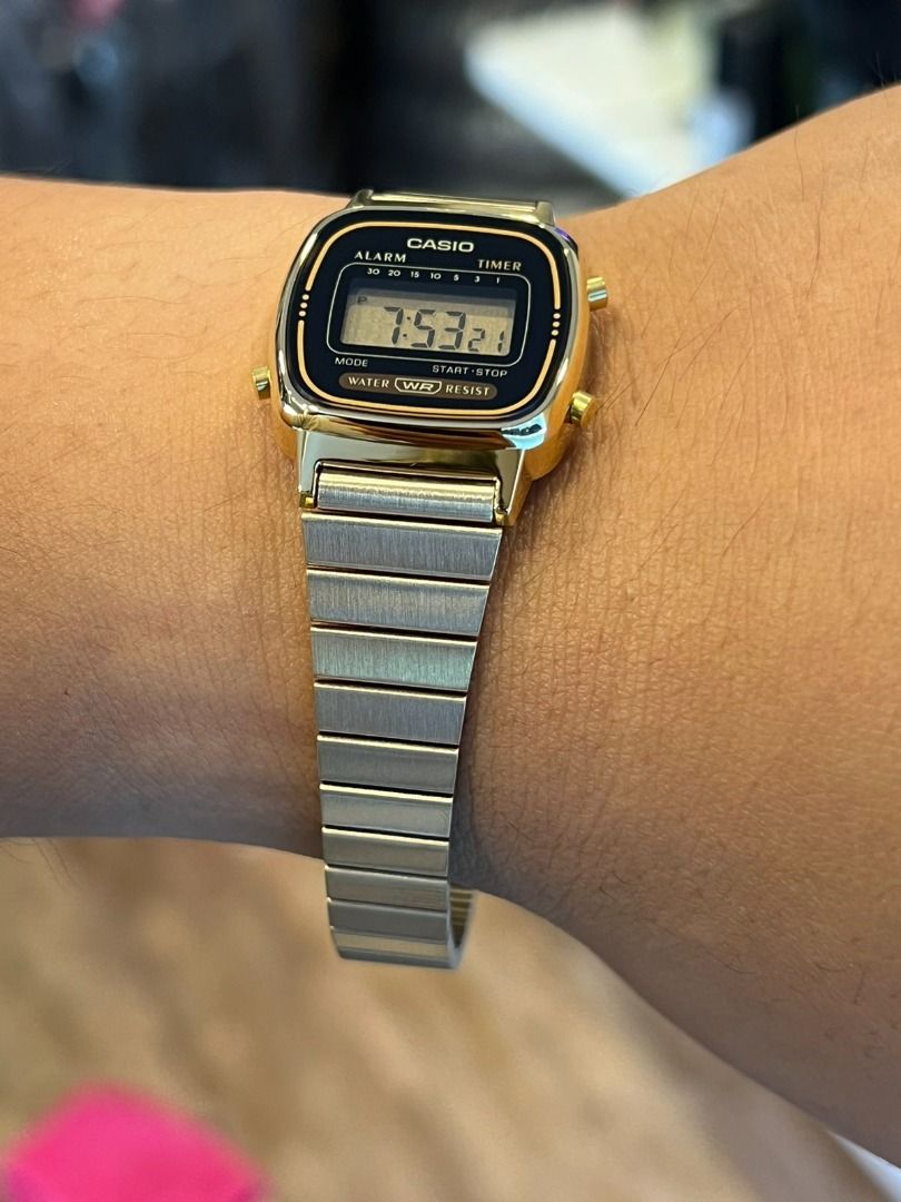 CASIO Digital Gold Small Ladies Watch LA670WGA 9D Legit Casio Digital Gold Womens Watch