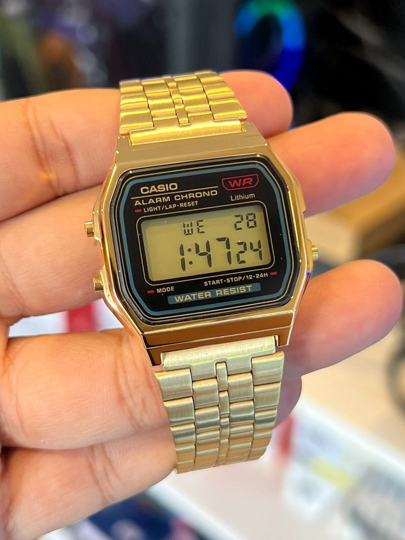 CASIO Vintage Digital Unisex Watch A159WGEA 1D Legit Casio Alarm