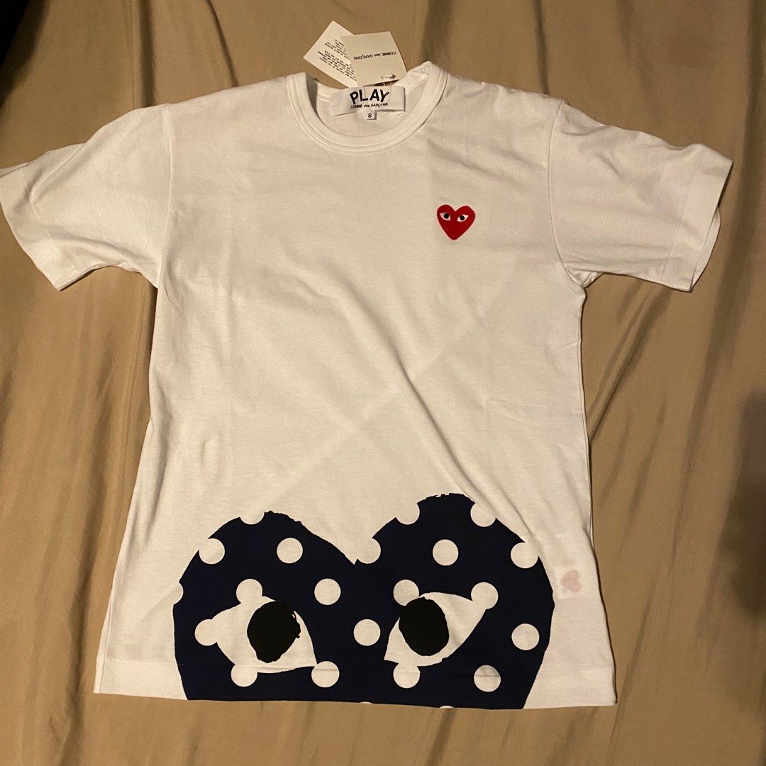 Cdg tee white hot sale