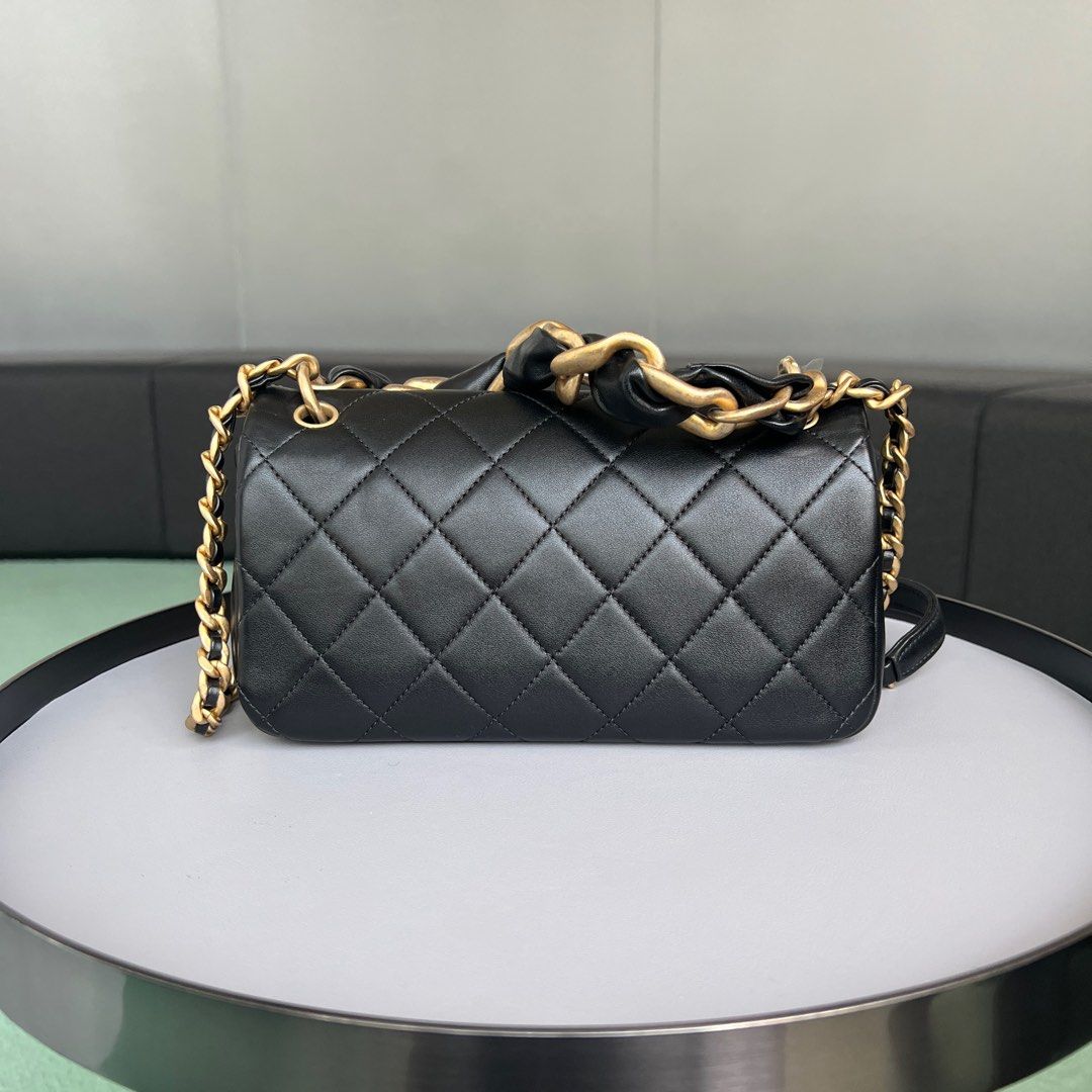 Chanel Entwined Chain Flap, Luxury, Bags & Wallets on Carousell