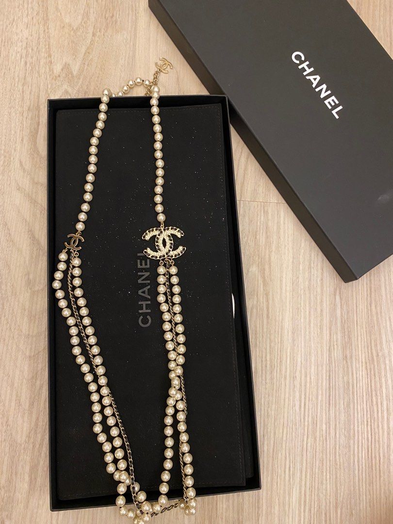 Chanel Long Necklace, Women's Fashion, Jewelry & Organisers