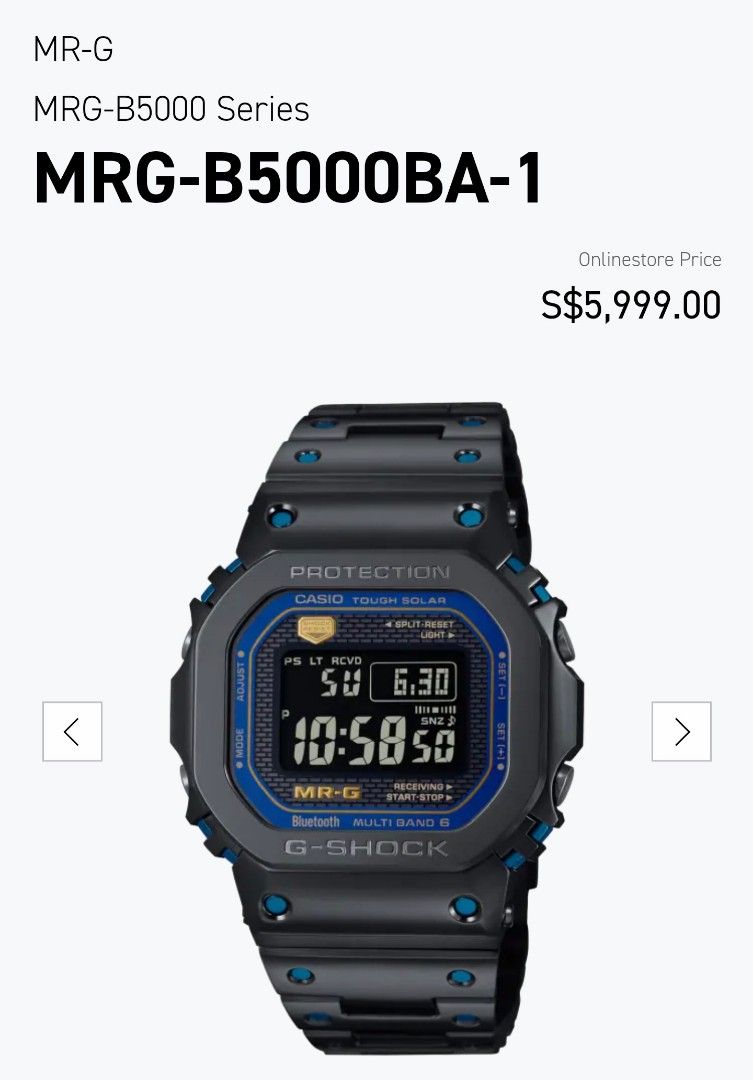 G shock market price online