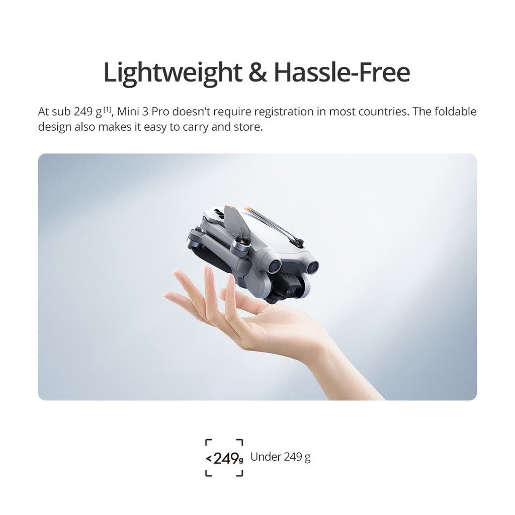 Check out 12.12 10 Voucher Code DJI1212 DJI Mini 3 Pro Lightweight and Foldable Camera Drone with 4K Video at 2 off RM4 199.00 RM4 999.00