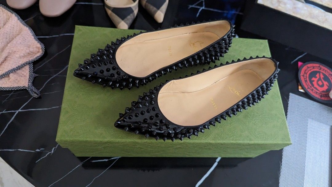 Christian Louboutin Spiked Flats