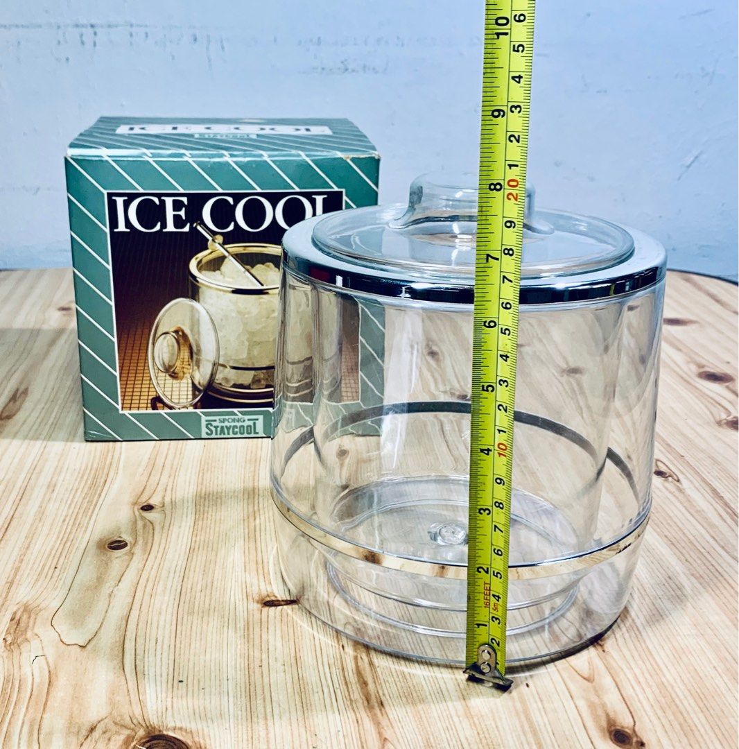 Clear Ice Bucket with Lid, TV & Home Appliances, Kitchen Appliances