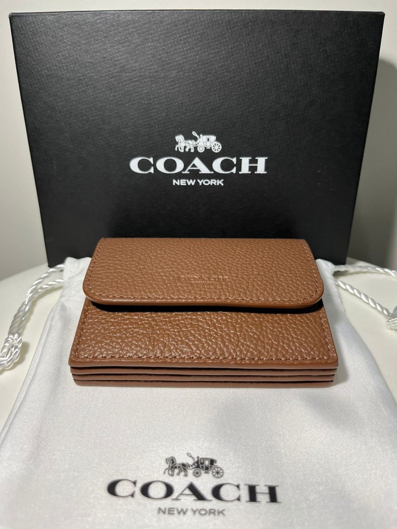 Coach cardholder, Luxury, Bags & Wallets on Carousell