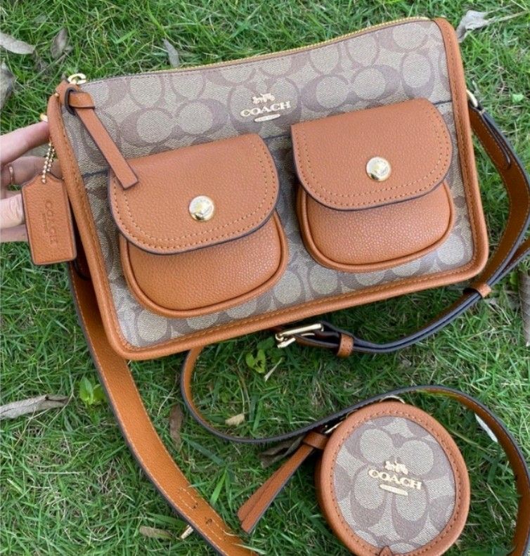 Coach Pennie Crossbody with Coin Case, Women's Fashion, Bags & Wallets,  Purses & Pouches on Carousell