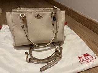 💯 Coach Mini White Sierra, Women's Fashion, Bags & Wallets, Cross-body  Bags on Carousell