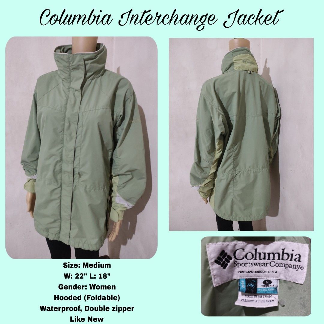 columbia Interchange Jacket Women, Women's Fashion, Coats, Jackets and  Outerwear on Carousell