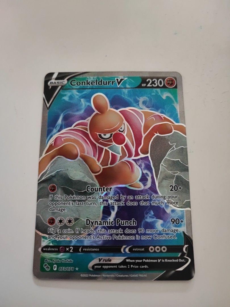 pokemon conkeldurr card Conkeldurr 105/167 SV Twilight Masquerade Reverse Holo Uncommon Pokemo –  Kawaii Collector main image 1