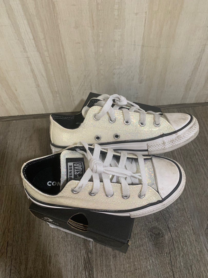 White sale mesh converse