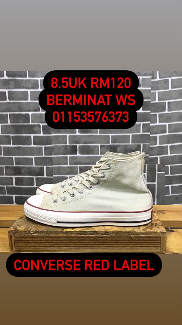 Converse red label hot sale