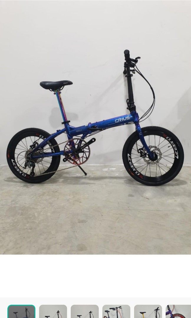 Crius Master D (Category: Bicycles) located in Singapore. Submitted by ayie.kontol (Listing ID 1202190893, Image 1). Description: Crius Master D upgraded for sales. Comes together with Dahon bike bag. 1- upgraded 58T chain ring. 2- 9Speed cassette. 3-Front Bag. Negotiable..