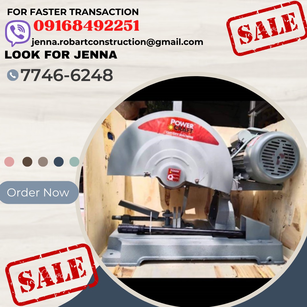 Cut Off Machine PCCM 400, Commercial & Industrial, Construction Tools ...