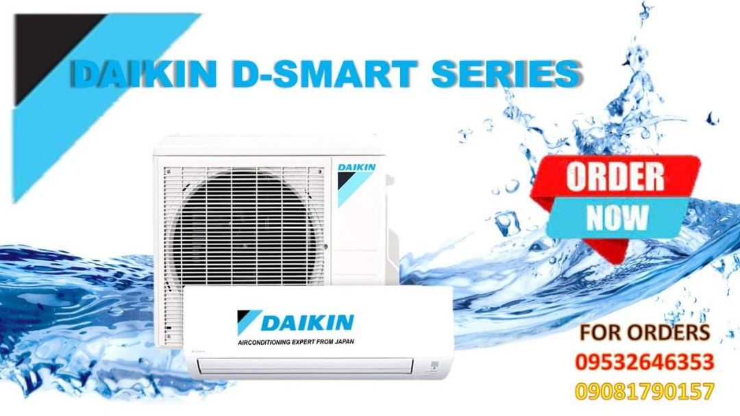 DAIKIN SPLIT TYPE AIRCON BRAND NEW SEALED WITH FREE INSTALLATION, TV