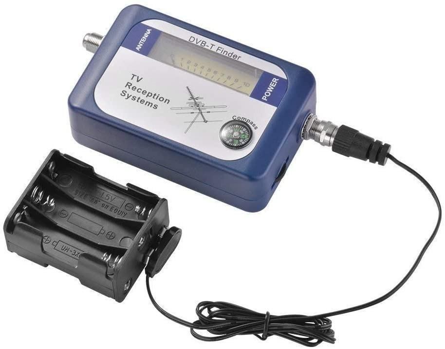 Digital DVB-T satellite signal meter, terrestrial TV antenna, satellite ...