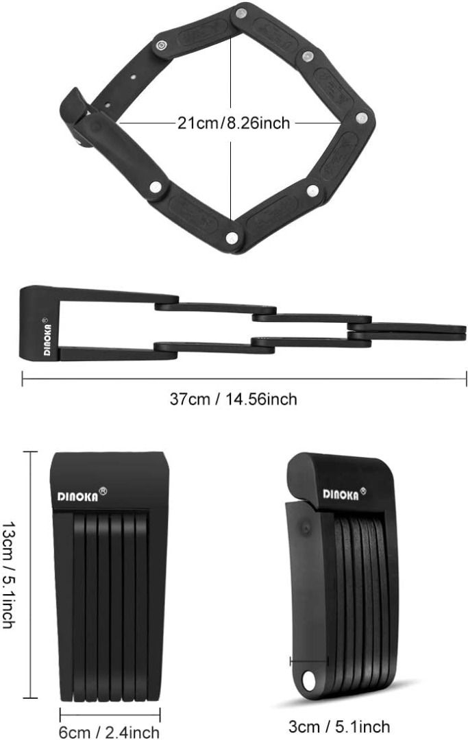 Dinoka folding bike lock sale