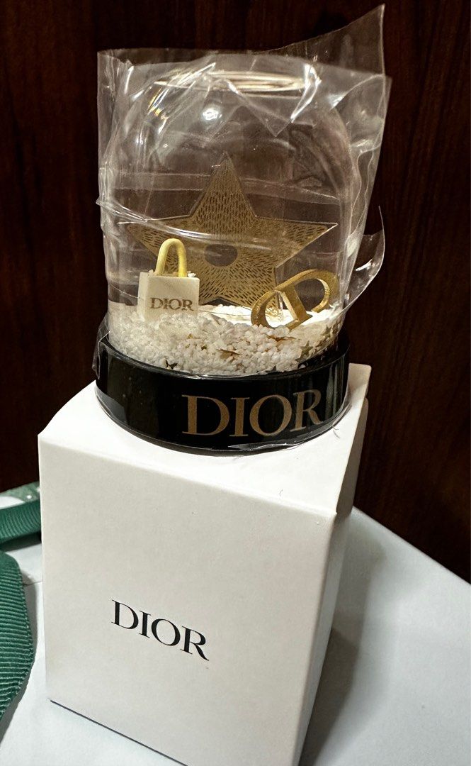 Limited edition Christian Dior snow globe. Exclusive collaboration with  Harrods of London (top) and Printemps Department store in …