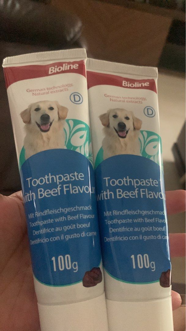 Dog toothpaste beef, Pet Supplies, Health & Grooming on Carousell