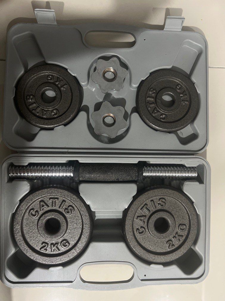 Dumbbell set 10kg, Sports Equipment, Exercise & Fitness, Weights