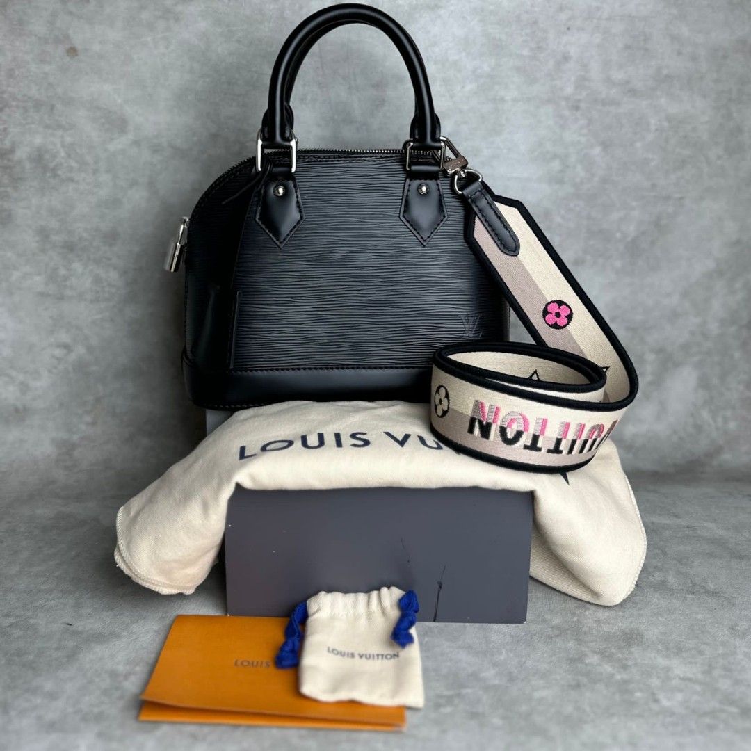 Fast Sale VGC LV Alma Epi Leather With Strap Amazone Black 3 22 Complete paperbag and box Nett Exclude ongkir