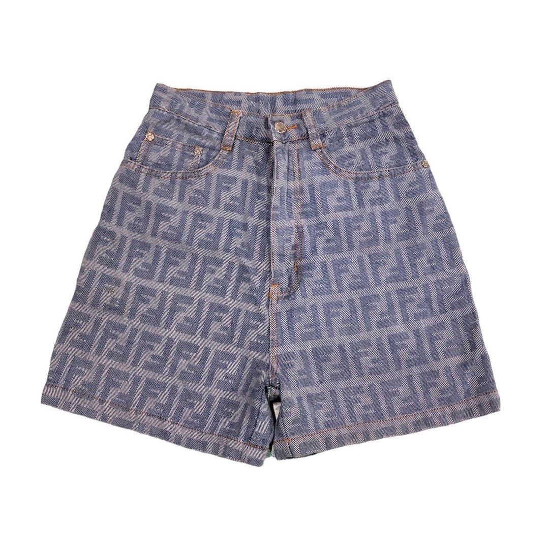 Fendi denim shorts store