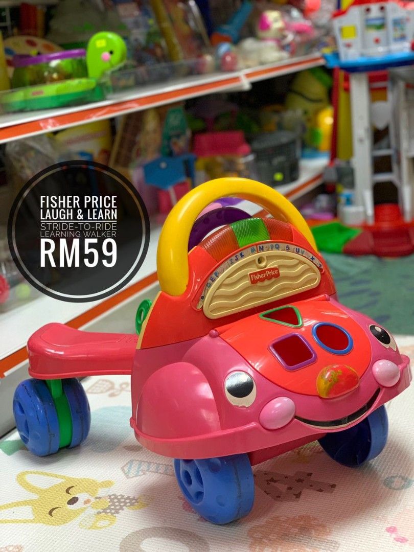 Fisher price cheap red car walker