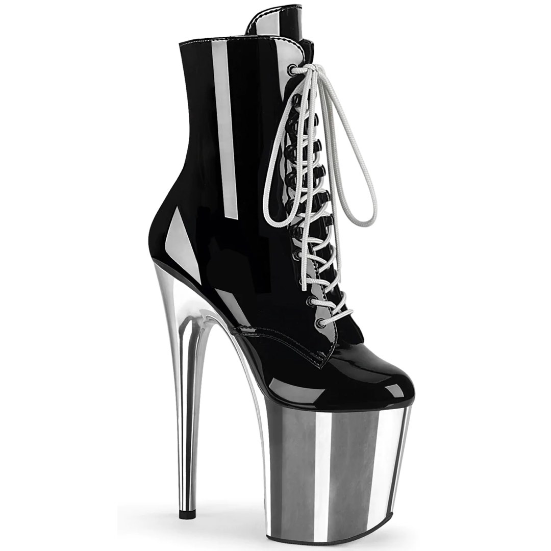 White pleaser boots cheap