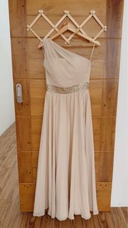 Formal Long gown in Nude color #longgown #eveninggown #gownph #gowns #classygown #nude