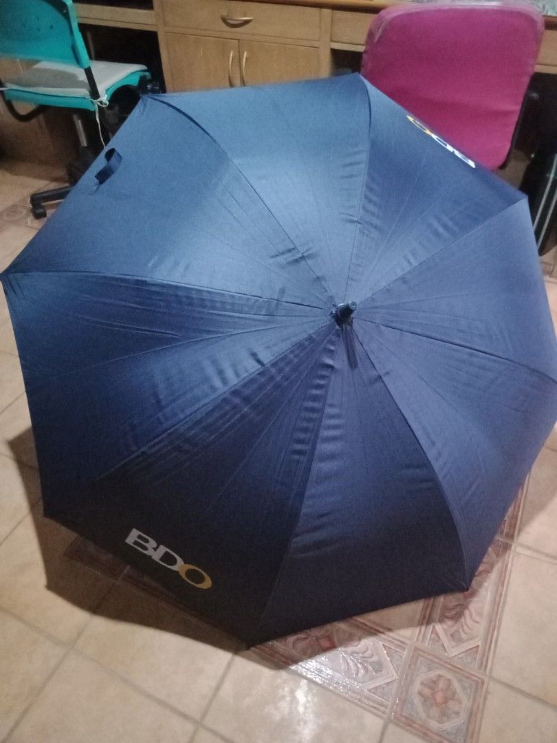 (Freebie 1.2k) payong umbrella navy blue automatic open large