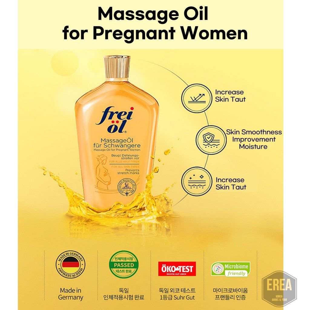 Frei Oil Massage Oil for Stretch Marks, Beauty & Personal Care, Bath