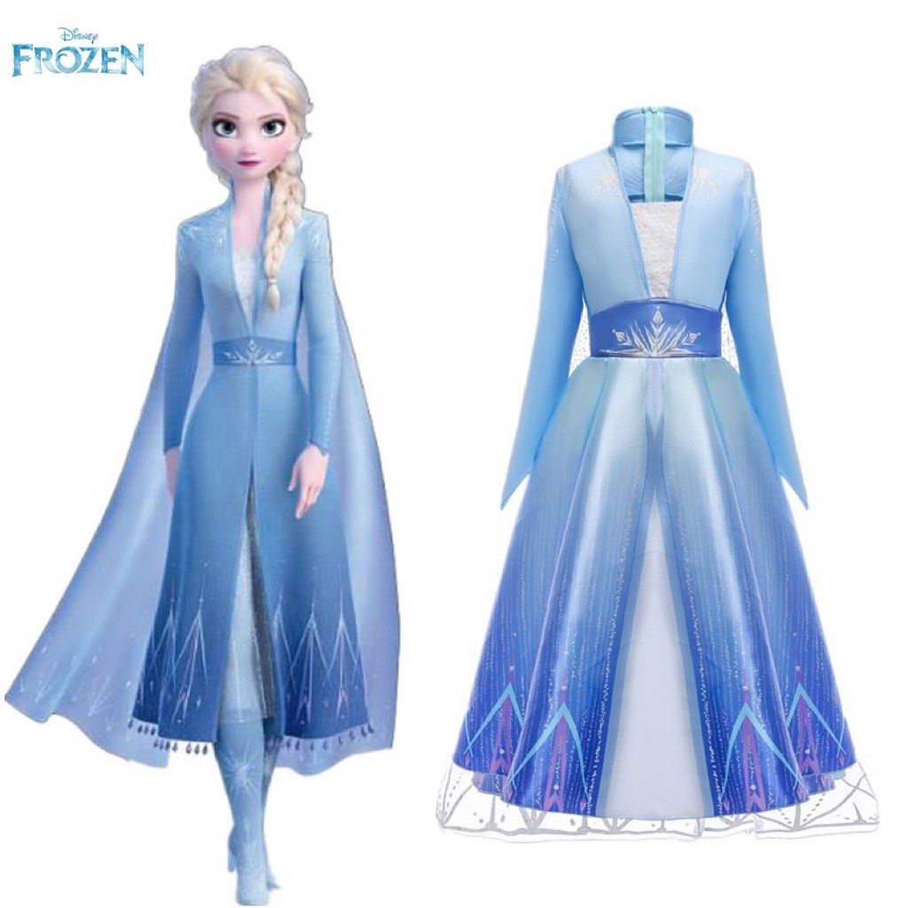 Elsa Frozen 2 в фиолетовом платье