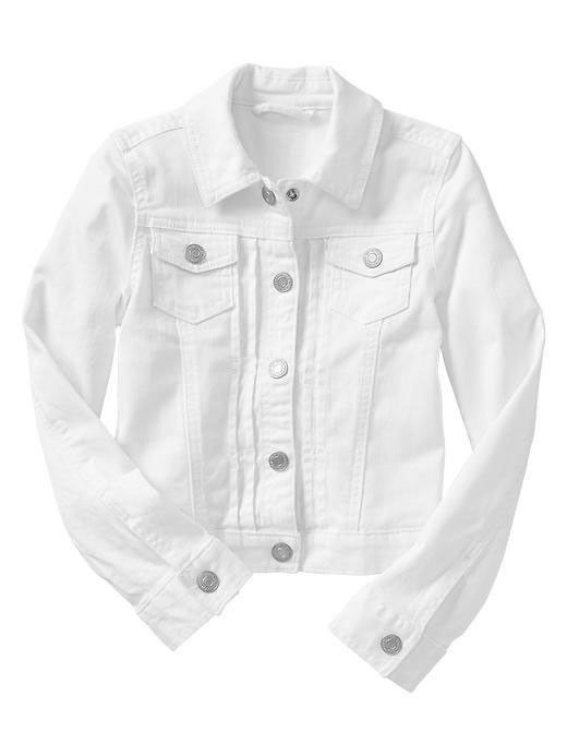 White denim jacket kids cheap