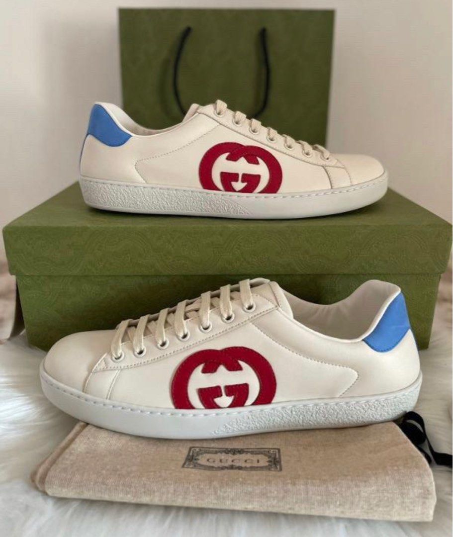Gucci mens sneakers white store
