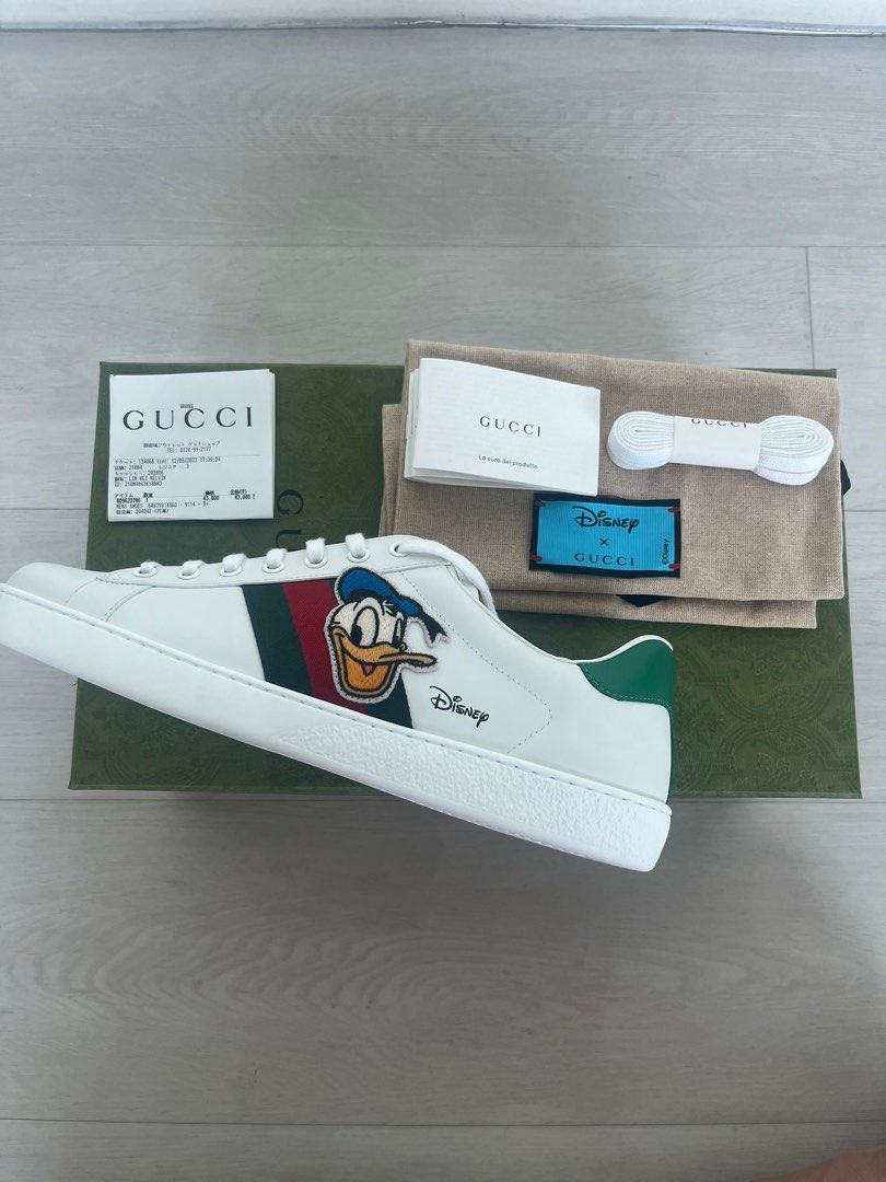 women's disney x gucci donald duck ace sneaker