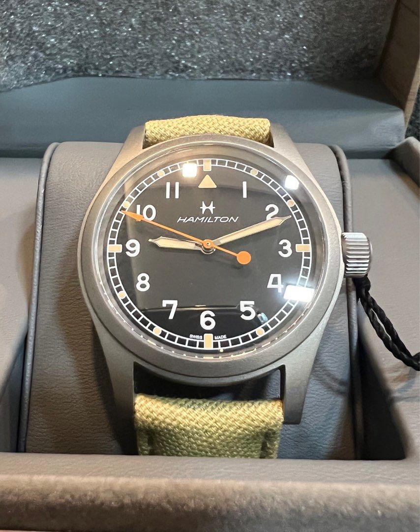 Hamilton khaki 2025 field hodinkee