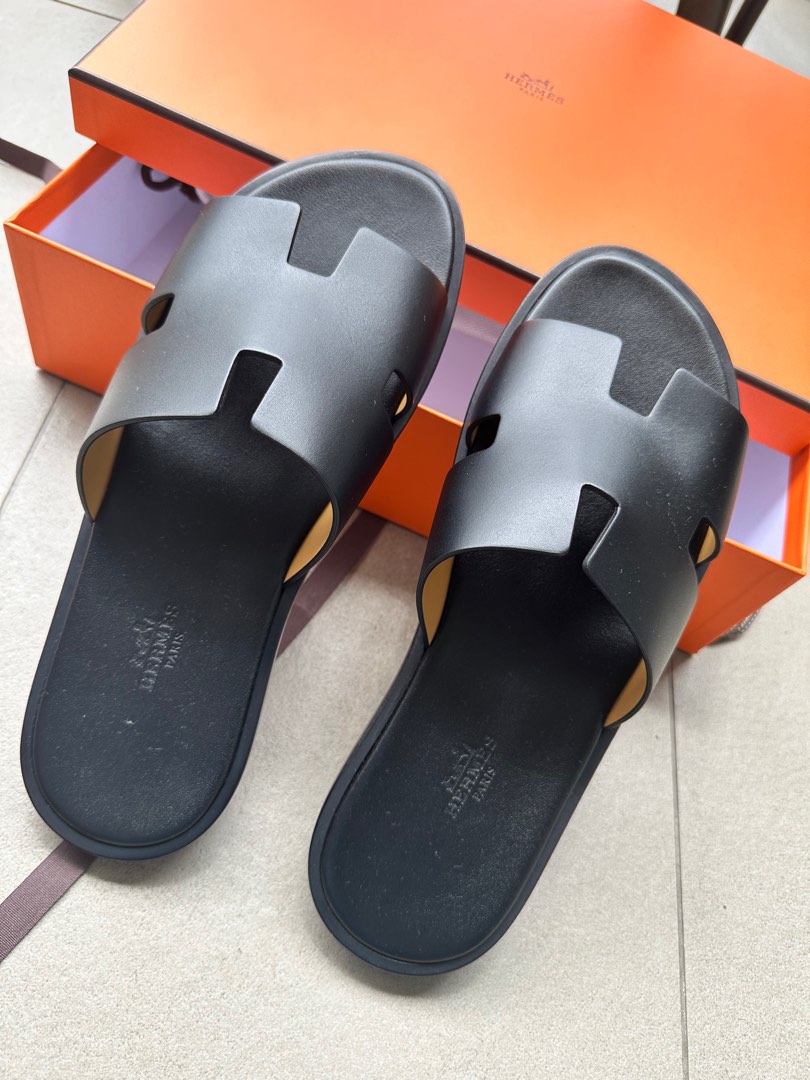 Hermes Izmir, Men's Fashion, Footwear, Flipflops and Slides on Carousell