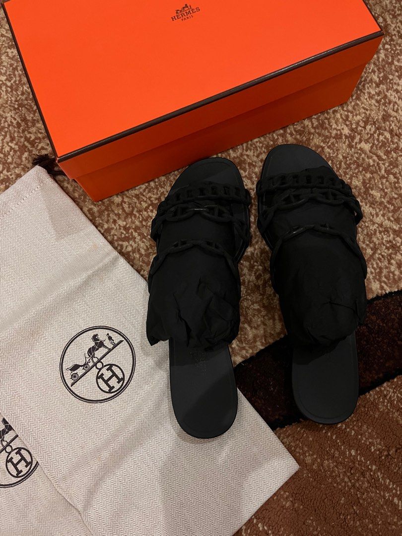 hermes jelly sandals