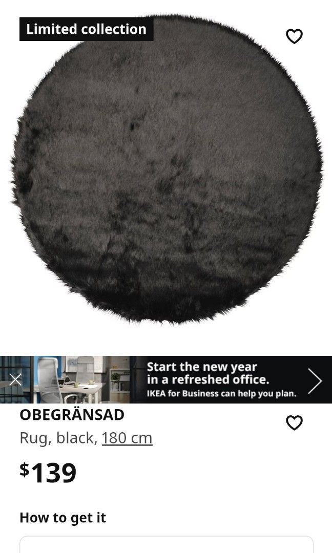 Ikea As Is Carpet Brand New, Furniture & Home Living, Home Decor