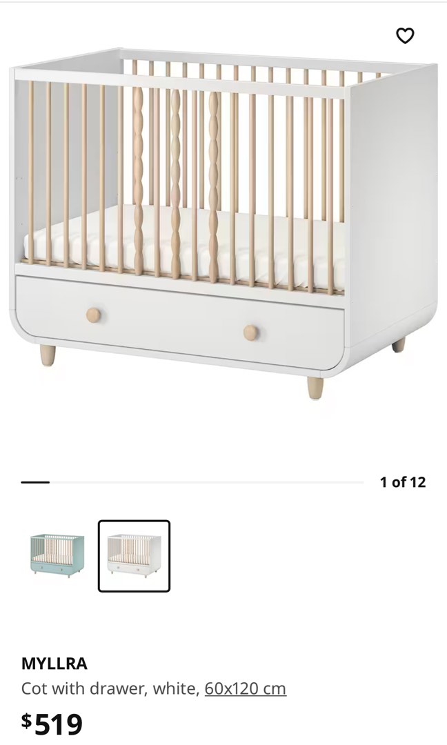 IKEA Children Cot/Bed, Babies & Kids, Baby Nursery & Kids Furniture, Cots & Cribs on Carousell