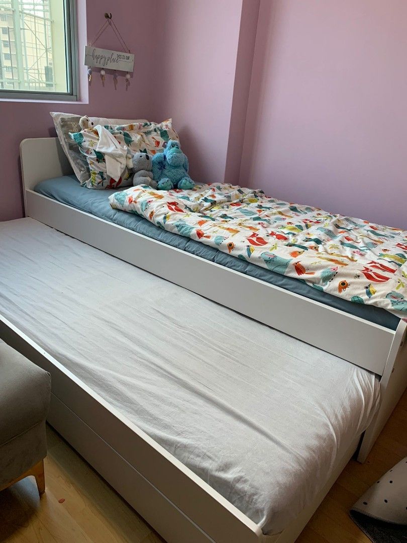 IKEA Children pull out bed, Furniture & Home Living, Furniture, Bed