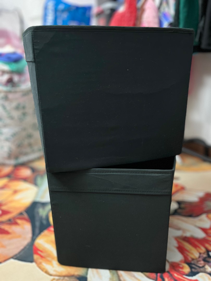 Ikea Drona Box (Black), Furniture & Home Living, Home Improvement & Organisation, Storage Boxes