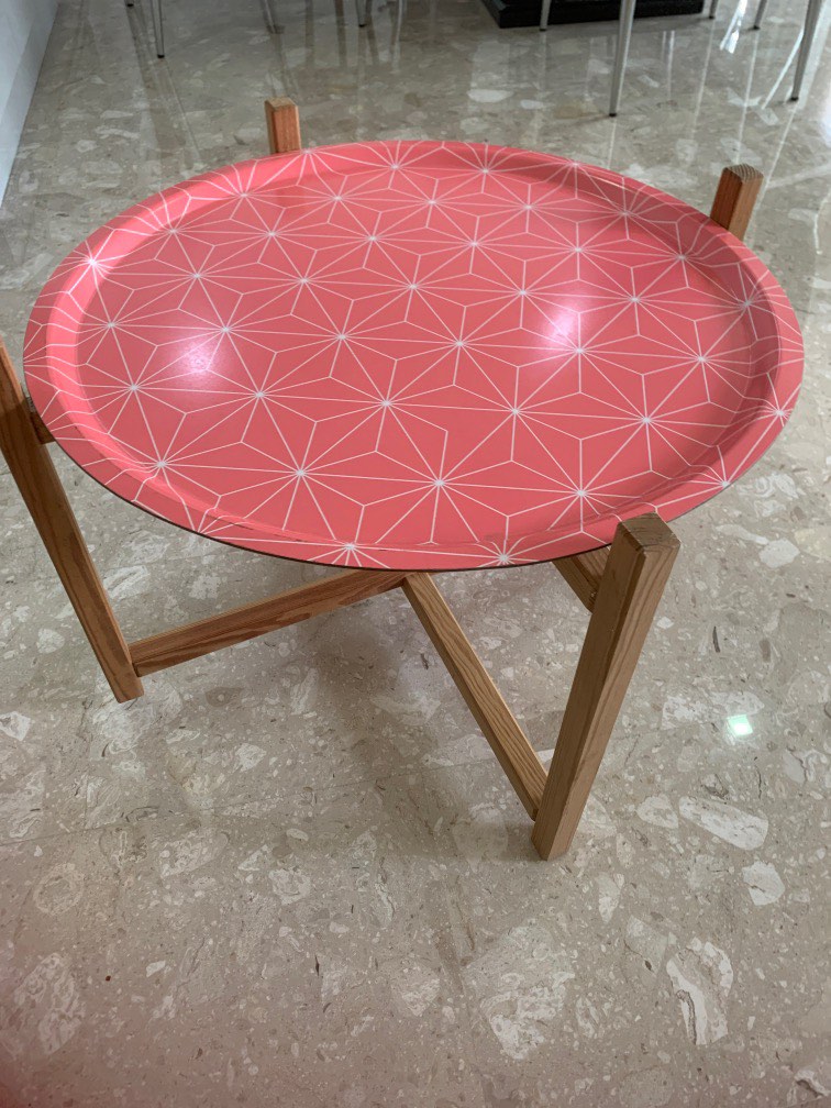 IKEA foldable coffee table, Furniture & Home Living, Furniture, Tables ...